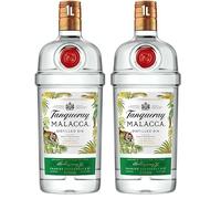 Tanqueray Malacca, ginebra, 1 l (Paquete de 2)