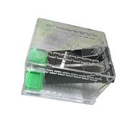 Tanques acrílicos para grillos para oficina en casa, incluye tinas de alimentación y tubo oculto ventilado para críquet