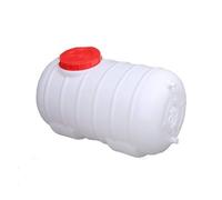 Tanques Agua Plástico Resistentes Caídas Cisterna Horizontal Rectangular Blanca 140 L Cubo Plástico Grado Alimenticio Tapa Engrosada.