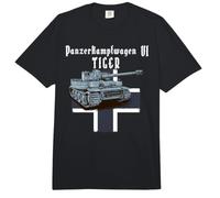 Tanques alemanes I Tiger Panzer I Guerra Mundial 2 Historia Comfort Colors Adult Heavyweight T-Shirt