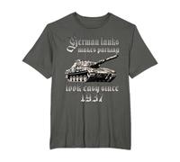 Tanques alemanes T | Soldados T Tanque Arma WW2 Conductor de Camiseta