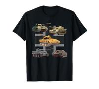 Tanques alemanes WW2 V Panther Jagdpanther Tiger 1 Tiger 2 Camiseta