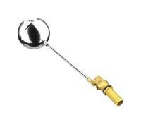 Tanques de agua fría y caliente, válvulas de bola flotantes, niveles de agua, flujos, control automático, rosca macho de 1,27 cm, flotador de latón duradero