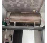 Tanques de almacenamiento de agua a presión de tipo horizontal de acero inoxidable, lavables internamente, tanque a presión for el hogar/escuela/jardín/baño(250L/66Gal)