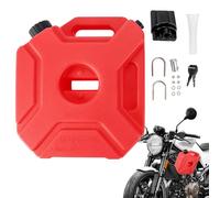 Tanques de Combustible de con Cerradura de 5L, Barril de Aceite de Repuesto, Bidón de Gasolina para Motocicleta, Solución Confiable para Viajes Largos y Exploraciones Aventureras, con Llave