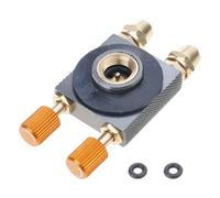Tanques de propano Convertidor de tubo de repuesto para tanques planos, adaptador de llenado e inflado, adaptador de recarga de estufa