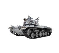Tanques israelíes M60W Magach 3 RC a escala 1:16 para adultos, modelo militar realista con armadura ERA, sonido, luces, humo, combate infrarrojo y función de disparo (versión básica)