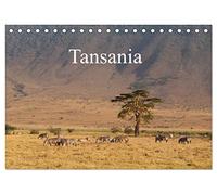 Tansania (Tischkalender 2026 DIN A5 quer), CALVENDO Monatskalender: Wunder in der Serengeti, ein Land voller Abenteuer und Leidenschaft.
