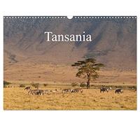 Tansania (Wandkalender 2026 DIN A3 quer), CALVENDO Monatskalender: Wunder in der Serengeti, ein Land voller Abenteuer und Leidenschaft.