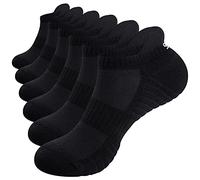 TANSTC Calcetines deportivos acolchados antiampollas para hombre, calcetines deportivos para hombres y mujeres, calcetines tobilleros de algodón de corte bajo, transpirables, calcetines deportivos (6