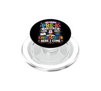 Tanto Tiempo Pre-K ha Sido Divertido Mira hacia Fuera Kindergarten Here I Come PopSockets PopGrip para MagSafe