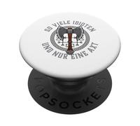 Tantos Idiotas Y Solo Un Hacha Diseño Vikingo PopSockets PopGrip Adhesivo