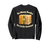 Tantos libros Tan poco Lectura de verano Lector Bibliotecario Leer Sudadera