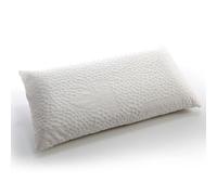 Tanuk Almohada Viscoelastica Natural 50x50 Antiacaros y Antibacterias | Tejido Aloe Vera Transpirable | Doble Funda | Fabricado en España