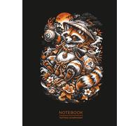 Tanuki Tattoo Notebook - Japanese Folklore Art Journal: Lucky Tanuki Raccoon Dog Design Inspired by Traditional Japanese Tattoo Art (Tattoo Symphony)