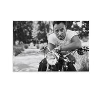 TANWPAN Bruce-Springsteen Póster Blanco y Negro Pintura Decorativa Lienzo Arte de Pared Salón Póster Dormitorio Pintura, Arte de Pared Impresión de Imagen Moderna Decoración de Habitación Familiar 30