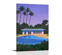 TANWPAN Hiroshi Nagai City Pop (3) Póster Pintura Decorativa Lienzo Arte de Pared Salón Póster Dormitorio Pintura, Arte de Pared Impresión de Imagen Moderna Decoración de Habitación Familiar 30 x 45