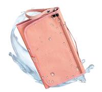 Tanxemery Bolsa para pañales | Gran capacidad con gancho para cochecito - Bolsa para pañales con una estación de pañales | para viajes, paseos cortos, pícnic, excursiones familiares, Rosa., ver