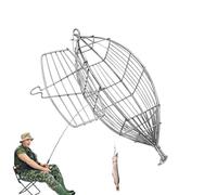 Tanxemery Cebo para Trampa De Cangrejos De Río - para Camarones - Accesorios De Cesta De Señuelos En Acero Inoxidable Portátil para Bagre, y Camarones