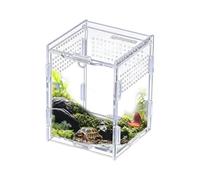 Tanxemery Hábitat para Reptiles,Hábitat de Animales de Acrílico Transparente - Terrario para - para Cría y Mantenimiento