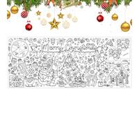 Tanxier Carteles De Navidad,Artículos de Fiesta Estandarte de Dibujo en | Cartel Gigante Para Colorear De Navidad - Para Chicos, Niñas, Niños, Dormitorio, Sala De Estar, Residencia, Escuela, Y Aula