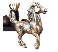 Tanxier Figura De Caballo De Latón | Escultura Vintage de Latón en Galope | Estatuas Decorativas de Caballo - para Hogar Sala de Estar Mesita de Noche Estantería Tienda Escuela Oficinas Cafeterías