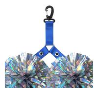 Tanxier Soporte para Pompones De De Baile - Accesorios de Correa con Botón,Soporte para Pompones de Animación | para Niñas Competición De Cheerleading Evento De Equipo