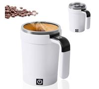 Tanxier Vaso Automático para Mezclar,Vaso de Café con Agitación Automática - Magnético Recargable con Pantalla de Temperatura para Viajes, Cocina, Oficina y Hoteles