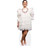 Tanya Hennessy (vestido blanco) tamaño mini