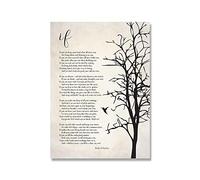 TANYANG Motivacional Rudyard Kipling Poema Literatura Impresiones Si Citas Cartel Inspirador Arte De Pared Lienzo Pintura Imagen Decoración Del Hogar 21X30Cm Sin Marco