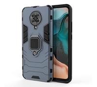 TANYO Funda para Xiaomi Poco F2 Pro/Pocophone F2 Pro 5G, Carcasa TPU/PC Hybrid Case con 360° Soporte, Robusta Silicona Estuche, Antigolpes Cover Caso Azul