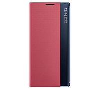 TANYO Smart View - Funda con Tapa para Samsung Galaxy S20 FE (Fan Edition), Color Rosa