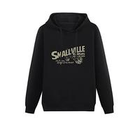 TANYOUPIN Smallville Kansas Hoodies Printed Sweatshirt Graphic Mens Pullover Hooded Black, Negro , S