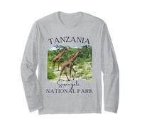 Tanzania Parque Nacional Serengeti Souvenir Jirafa Safari Manga Larga