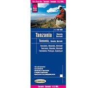 Tanzania, Ruanda, Burundi, mapa de carreteras impermeable. Escala 1:1.200.000. Reise Know-How.: world mapping project (Tanzania (1:1.000.000))
