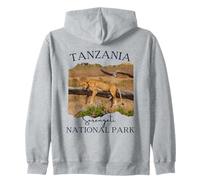 Tanzania Serengeti National Park Souvenir León Durmiente niños Sudadera con Capucha
