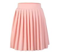 tanzdunsje Falda Plisada para Niñas con Shorts Incorporados, Faldas-pantalón para Niñas - Falda-pantalón para Uniforme Escolar con 2 Bolsillos Laterales (FR/ES, Edad, 7 años, 10 años, Regular, Rosa)