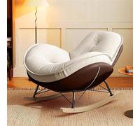 TANZEM Mecedora para guardería, Mecedora Moderna para Dormitorio Interior, Silla de Gravedad Cero para jardín al Aire Libre, Sofá Tumbona, Mecedora cómoda para terraza, Sillón para balcón, Sillas e