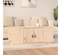 TANZEM Mesa de Centro, Mesa Salon, Mesas Auxiliares para Salon, Mesa Centro Salon, Mesa Baja Salon, Mesita Salon, Mueble Salon Moderno, de Madera Maciza de Pino 100x50x41 cm