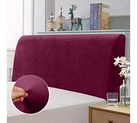 TAOCOCO Funda de Cabecera de Cama, Funda de protección de cabecera elástica, protección elástica de Color sólido de diseño Todo Incluido, Rojo 180-200 cm