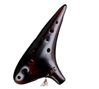 TaoDi Flauta instrumento ocarina xun de cerámica de 12 agujeros en do alto(5)