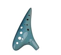 TaoDi Flauta ocarina Xun de 12 agujeros, tono medio y agudo, for principiantes y profesionales, multicolor(AC 6)