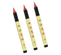 Taoist - Bolígrafo líquido con tintas negras o rojas para dibujar, escribir, caracteres chinos tradicionales, guiones religiosos, pincel de tóner Zhu Chutzpah