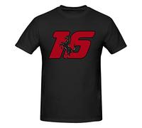 TAOKEBEAR Charles Leclerc 16 Horse Graphics Racing Unisex 100% Cotton Short-Sleeve T-Shirts Black M