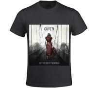 TAOKEBEAR Cilver Not The End of World Music Unisex 100% Cotton Short-Sleeve T-Shirts Black M