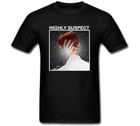 TAOKEBEAR Danielrauda Mister Asylum Highly Suspect Unisex 100% Cotton Short-Sleeve T-Shirts Black XXL