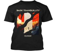 TAOKEBEAR Dark Tranquillity Moment Swedish Death Metal Band Unisex 100% Cotton Short-Sleeve T-Shirts Black S