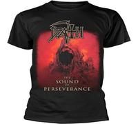 TAOKEBEAR Death The Sound of Perseverance Unisex 100% Cotton Short-Sleeve T-Shirts Black XL