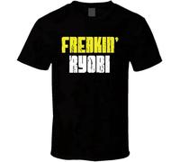 TAOKEBEAR Destroy Momentfreakin' Ryobi Cool Father's Day Dad Grandpa Funny Unisex 100% Cotton Short-Sleeve T-Shirts Black XXL