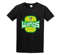 TAOKEBEAR Donna'S Jin Air Green Wings Logo Unisex 100% Cotton Short-Sleeve T-Shirts Black M
